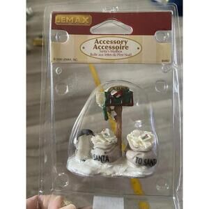 2006 Lemax Village Christmas Accessory Santa's Mailbox 64463